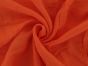 Plain Viscose Roll End, Orange, 5.1m