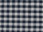 Polycotton Seersucker 1cm Gingham, Navy