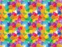 Rainbow Daisies Cotton Print