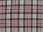 Soft Brushed Polyviscose Blend Tartan, Pink