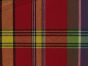 Woven Cotton Madras Check, Crimson