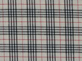 Rustic Touch Woven Cotton Tartan, Beige